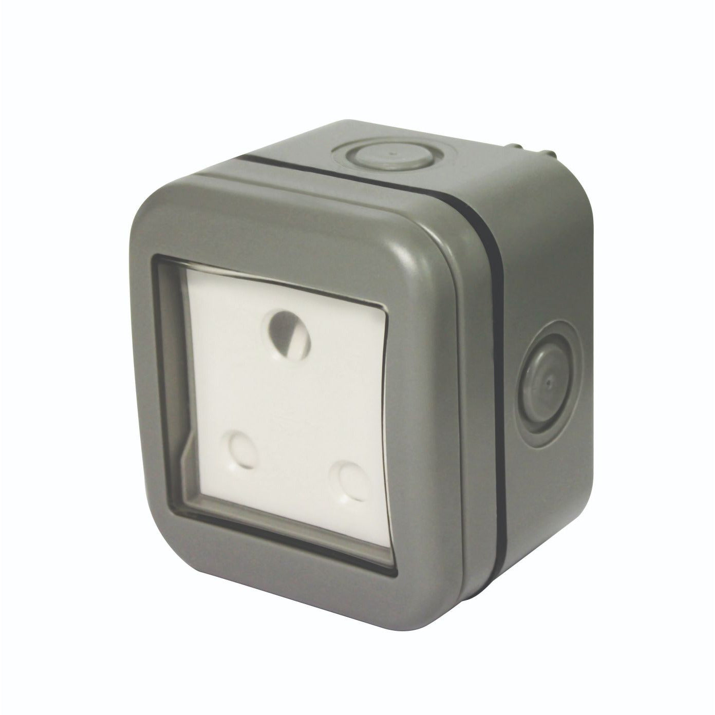 Ip55 Single Unswitched 16 A Sa Outdoor Socket (1 X 3 Pin)