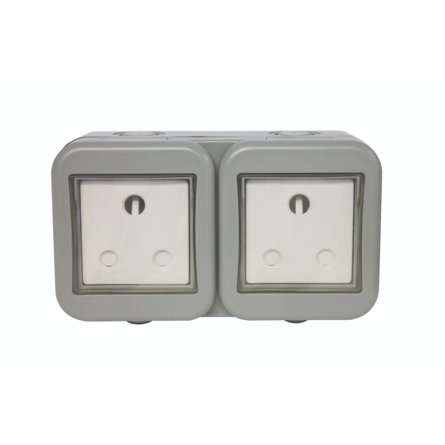 Ip55 Double Unswitched 16 A Sa Outdoor Socket (2 X 3 Pin)