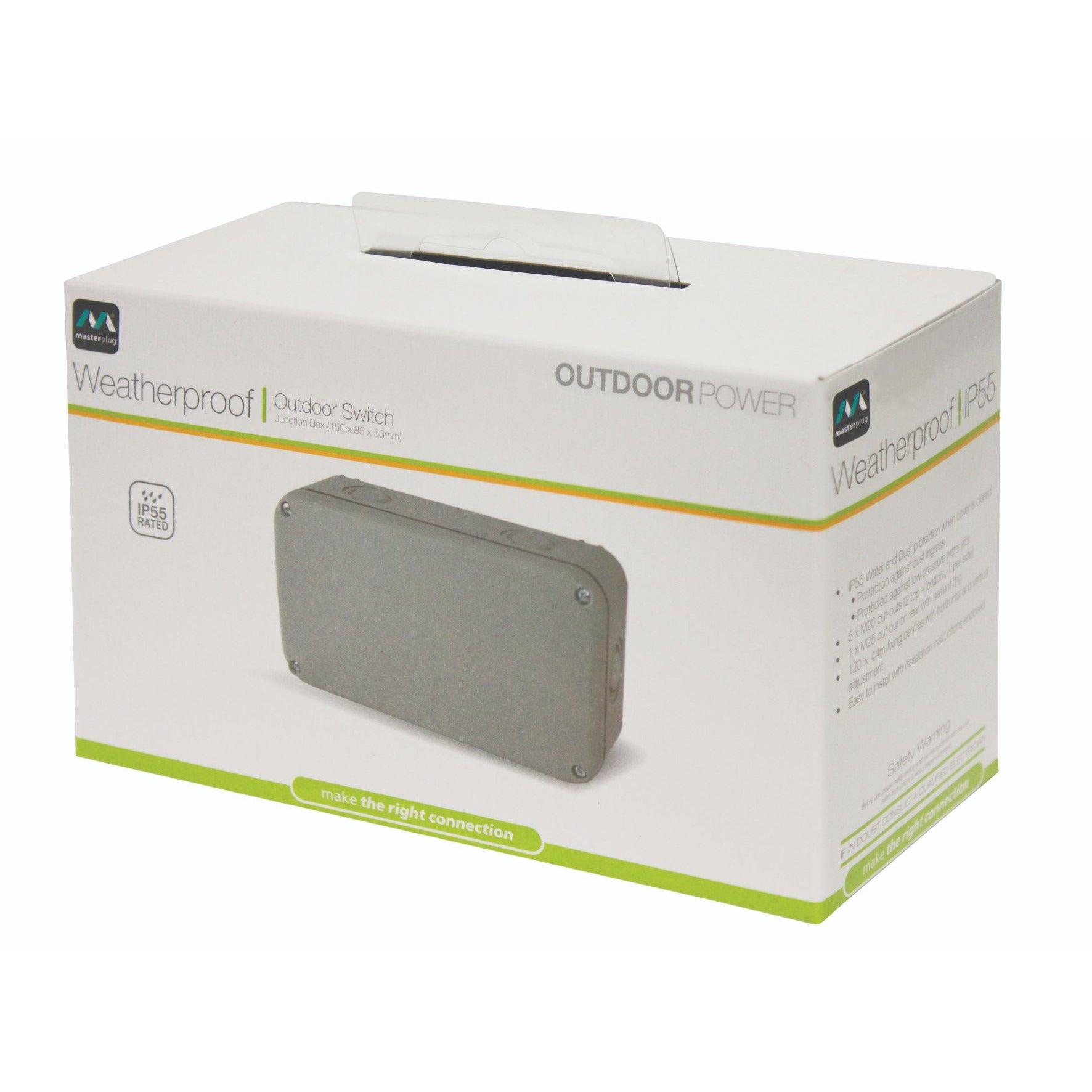 Ip55 Rectangular Outdoor Junction Box