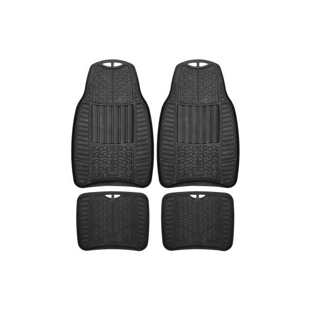Car Mat 4 Pc Set All Weather Rubber