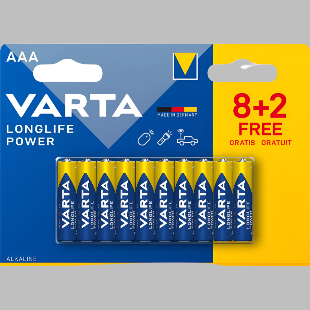 Longlife Power Aaa Blister 10 (8+2)