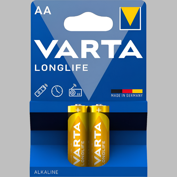 Longlife Batteries Aa 2 Pack