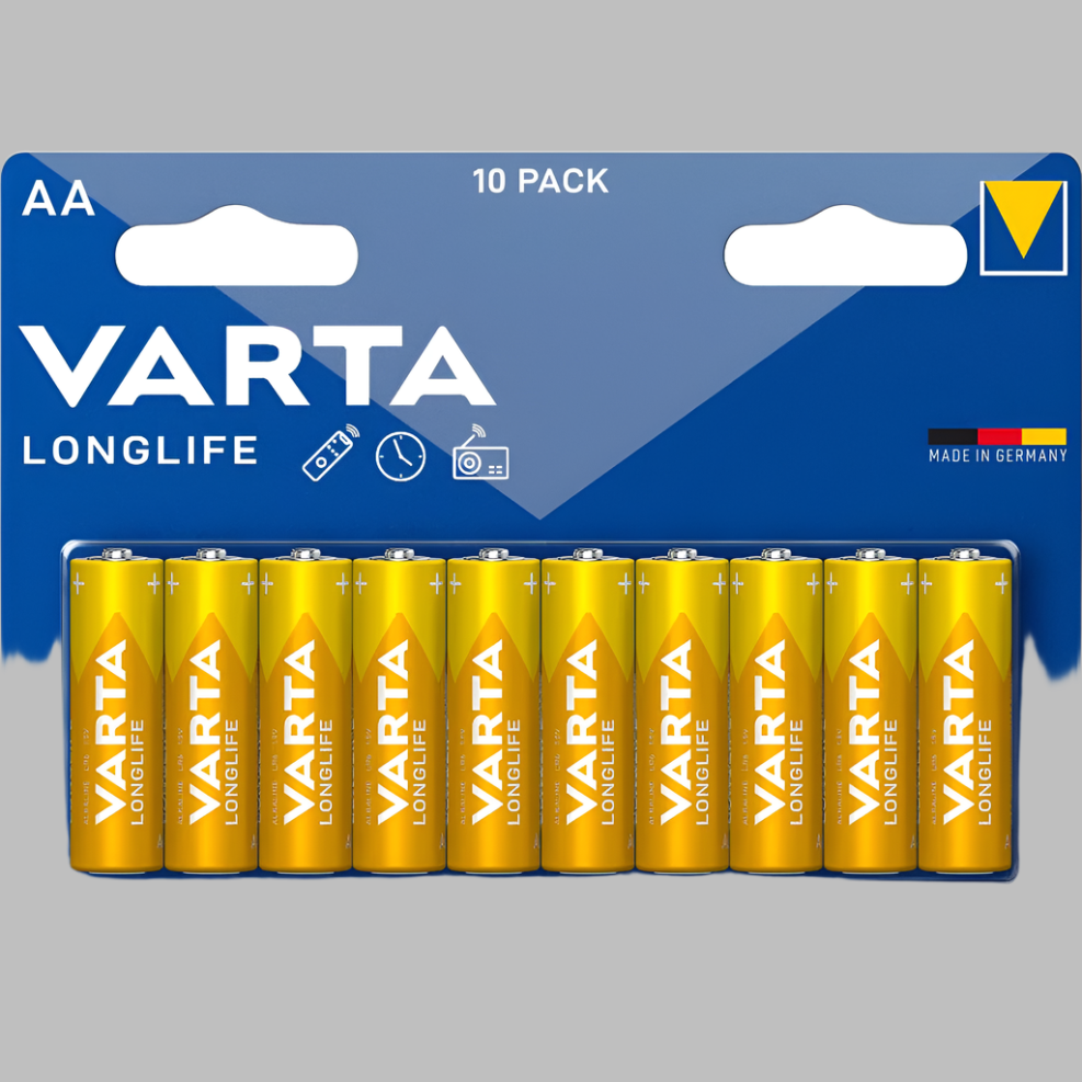 Longlife Batteries Aa 10 Pack