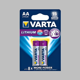 Lithium Batteries Aa 2 Pack