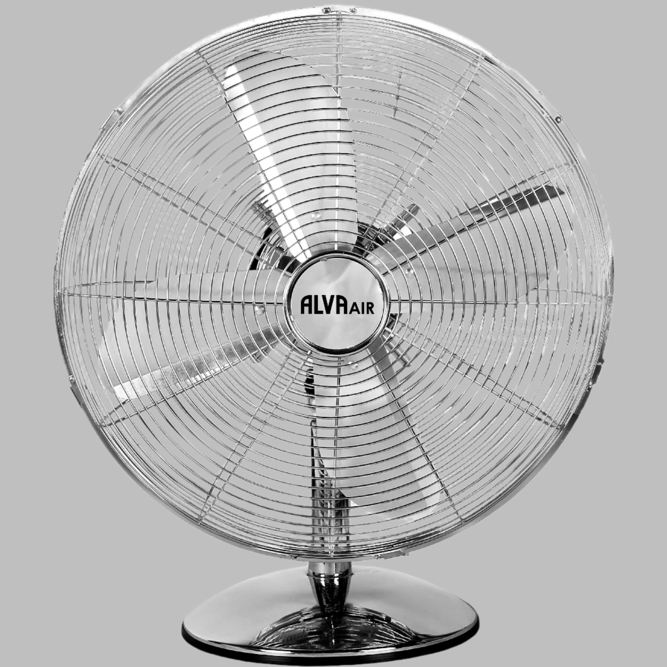 30cm Metal Desk Fan (Chrome)