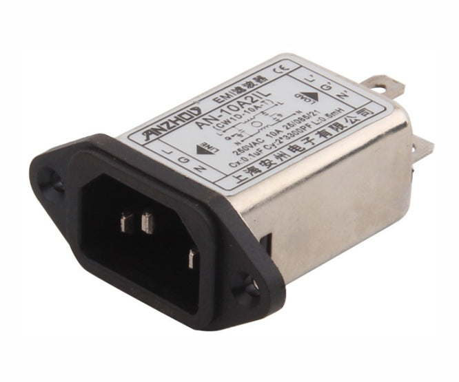 Emi/Emc Mains Power Iec Filter 10 A 250 Vac An 10 A2 Il