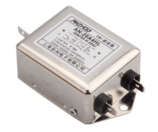 Emi/Emc Mains Filter P/Mount 20 A 250 Vac An 20 A4 Hl