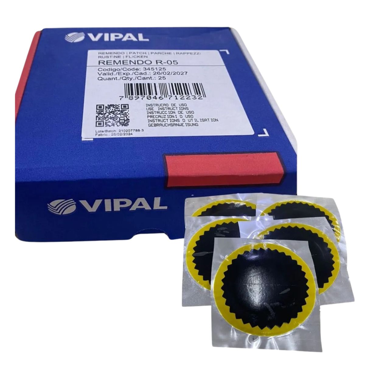 Vipal Round Tube Patch 100 Mm Price Each 25 Per Box