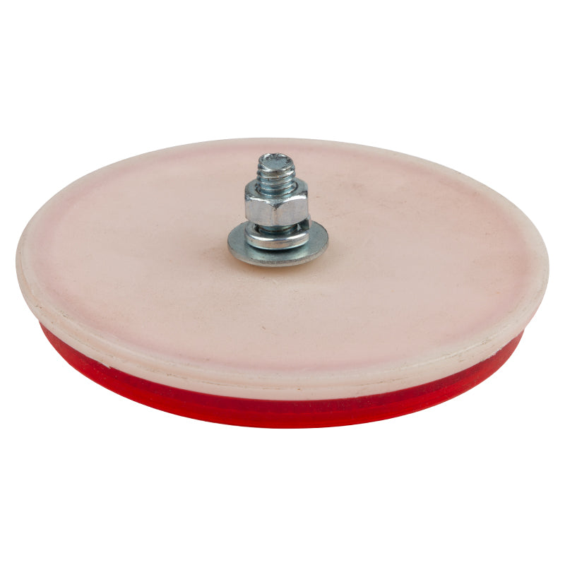 Reflector Round Centre Bolt Red 60 Mm