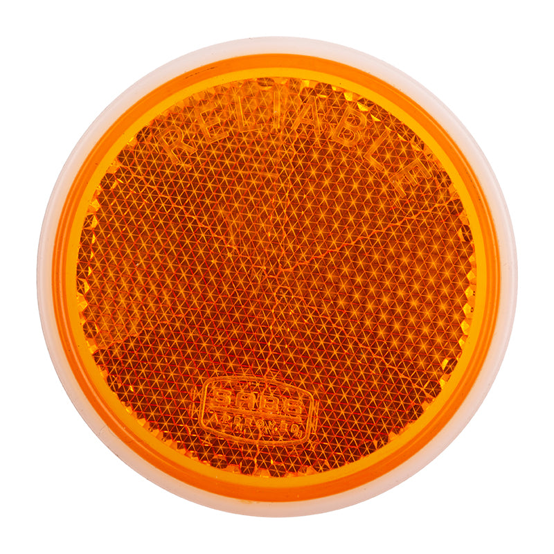 Reflector Centre Bolt Amber 60 Mm