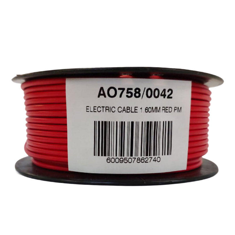 Electric Cable 1.60 Mm Single Core Red Pm