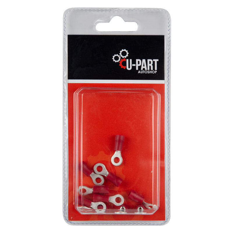 U Part Terminal Red Ring Lug 0.5 1.5 Mm 4 Mm Lr15004