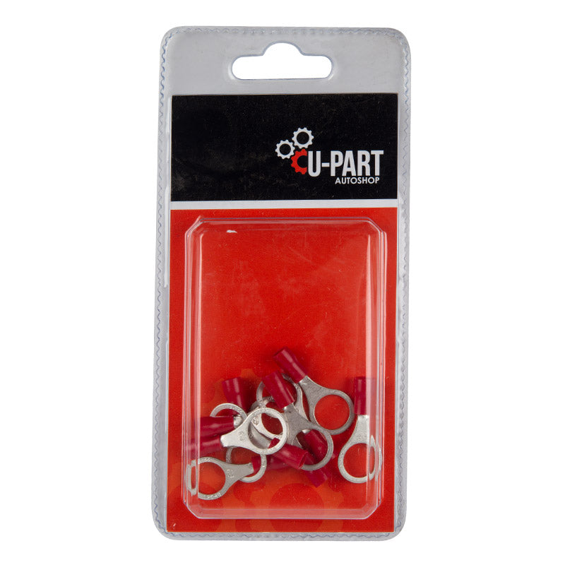 U Part Terminal Red Ring Lug 0.5 1.5 Mm 10 Mm