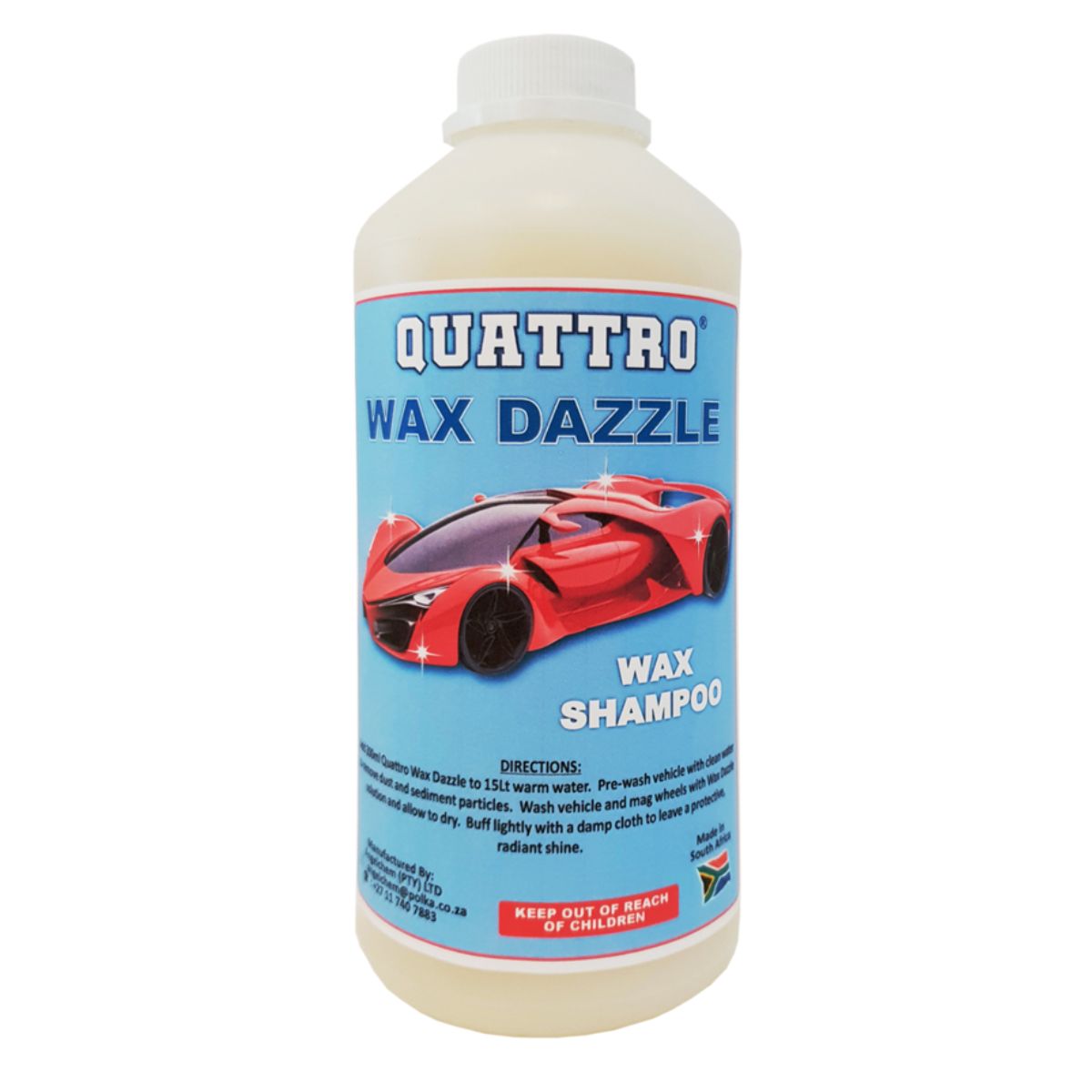 Quattro Wax Dazzle Car Shampoo 1 L