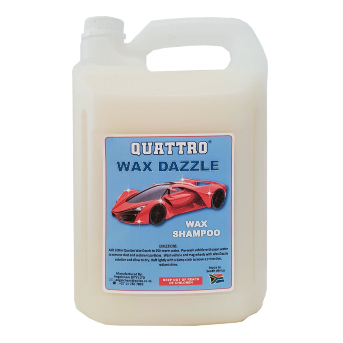 Quattro Wax Dazzle Car Shampoo 5 L