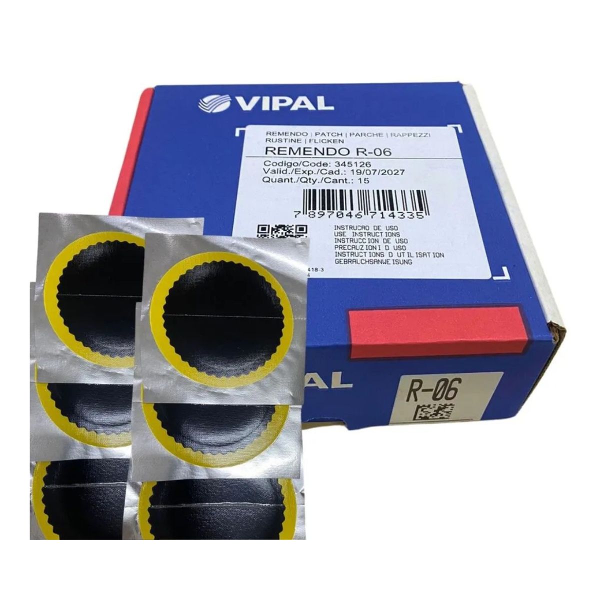 Vipal Round Tube Patch 120 Mm Price Each 15 Per Bo