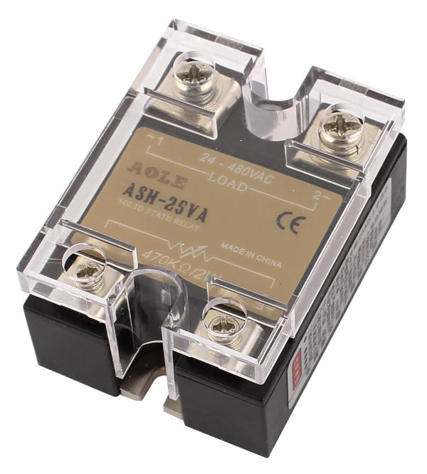 Solid State Dimmer Relay 0 480 Vac 25 A P/M 1 Ph Ash 25 Va