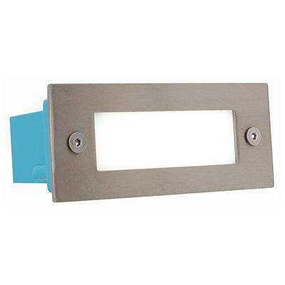 Rectangular Plain Foot Light S/Chrome Led 1.44w 6000 K - Livestainable.co.za