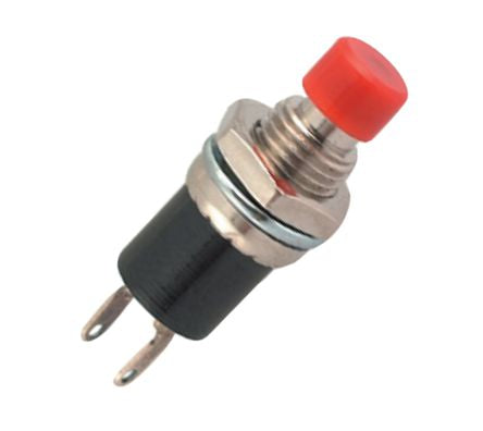 Push Button Switch N.C. Spst 1 A Red Solder M7 Debulk Pbs 105 C Red