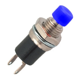 Push Button Switch N.O. Spst 1 A Blue Solder M7 Debulk Pbs 105 Blue