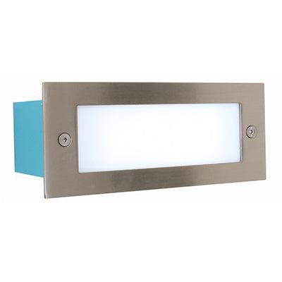 Rectangular Plain Foot Light S/Chrome Led 1.92w 6000 K - Livestainable.co.za
