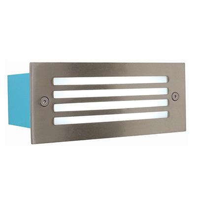 Rectangular Grid Foot Light S/Chrome Led 1.92w 6000 K - Livestainable.co.za