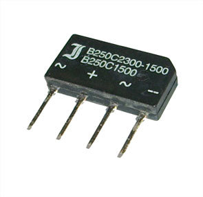 Diode Bridge Rectifier Sil A+A 600 V 1 A5 B250 C2300 1500 B