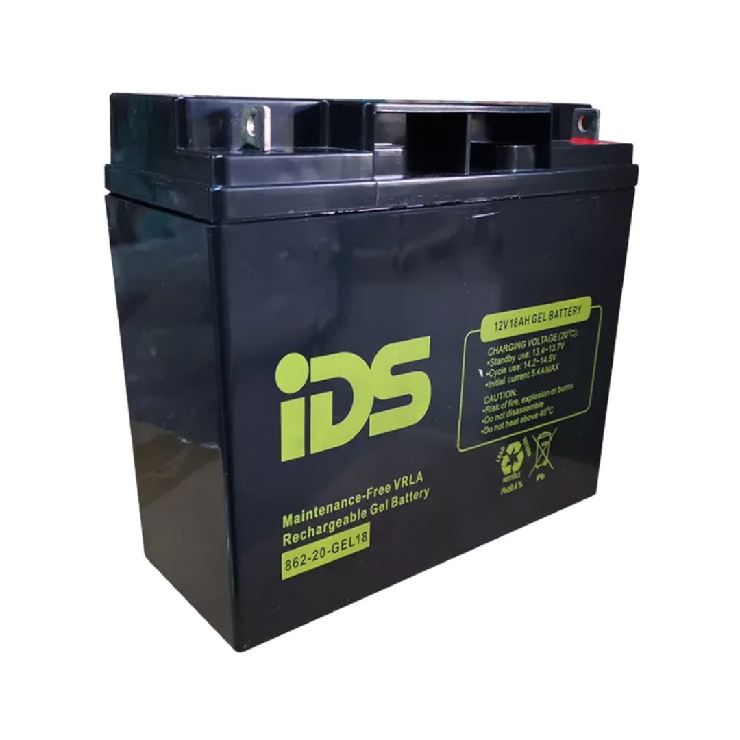 IDS Battery - 18/AH Rechargeable 12V Gel