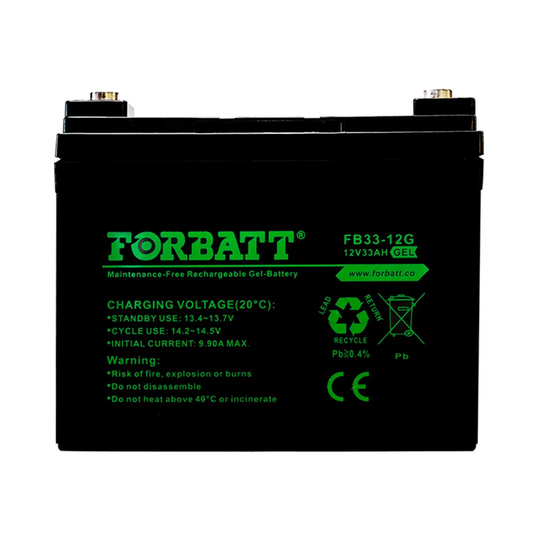 Battery - 33/AH Rechargeable 12V Gel