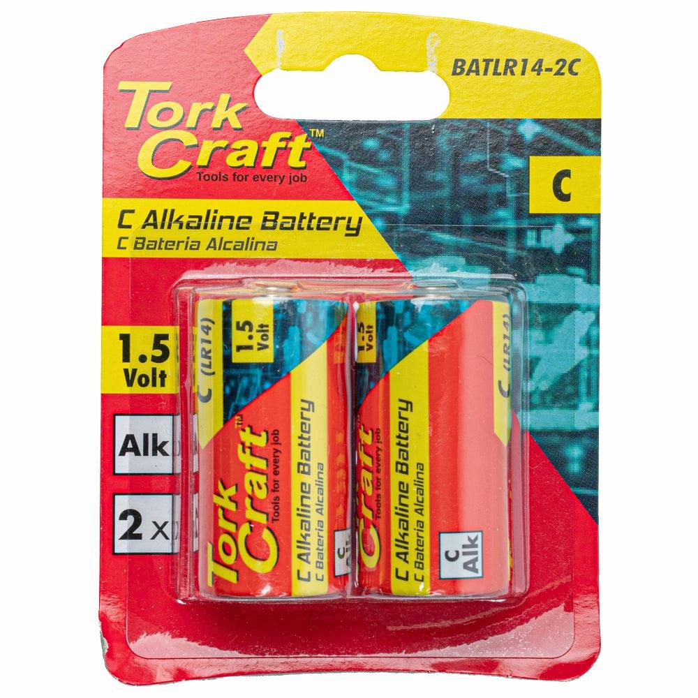 Battery C 1.5 V 2 Pack Carded Alkaline - Livestainable.co.za