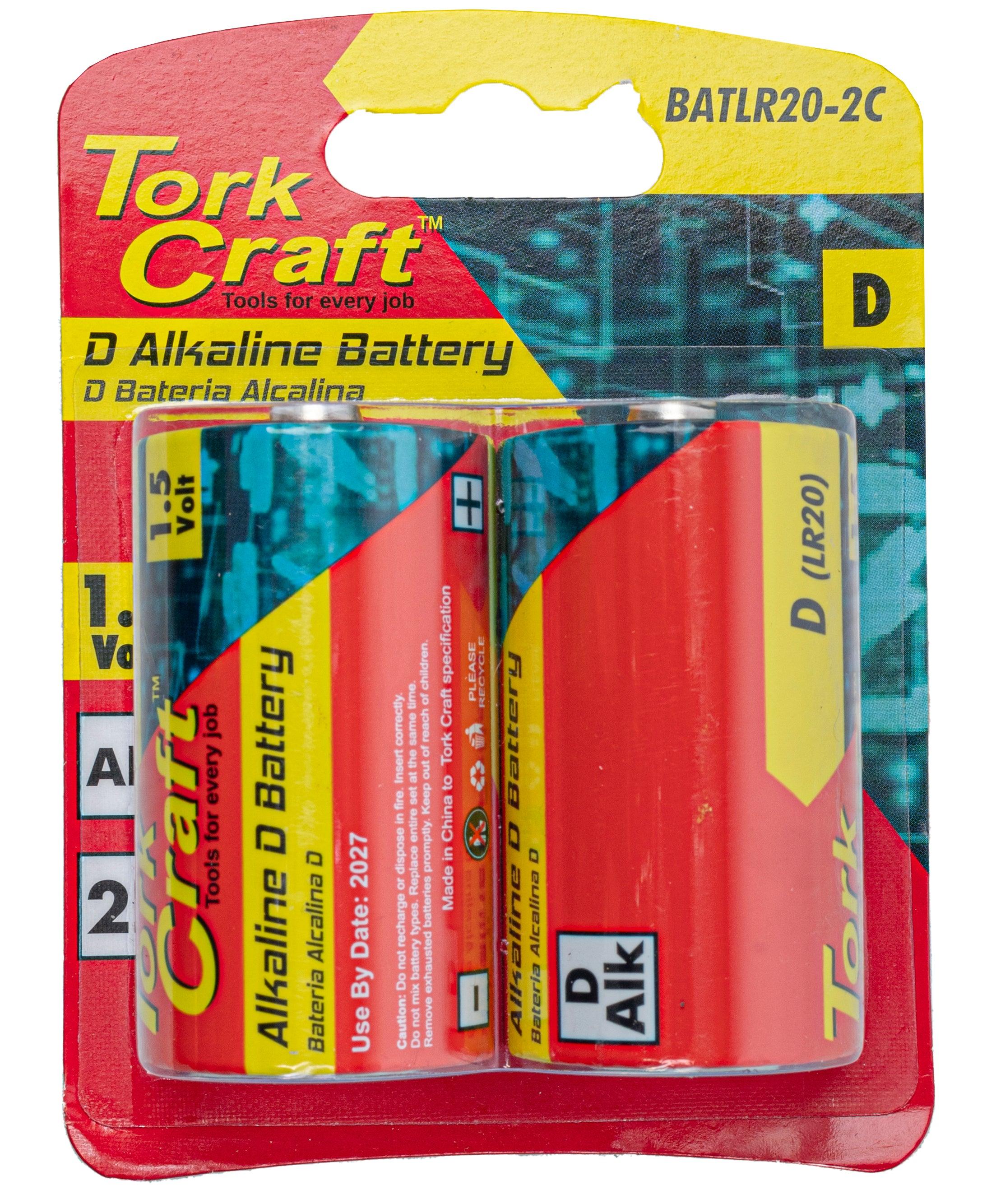 Battery D 1.5 V 2 Pack Carded Alkaline - Livestainable.co.za