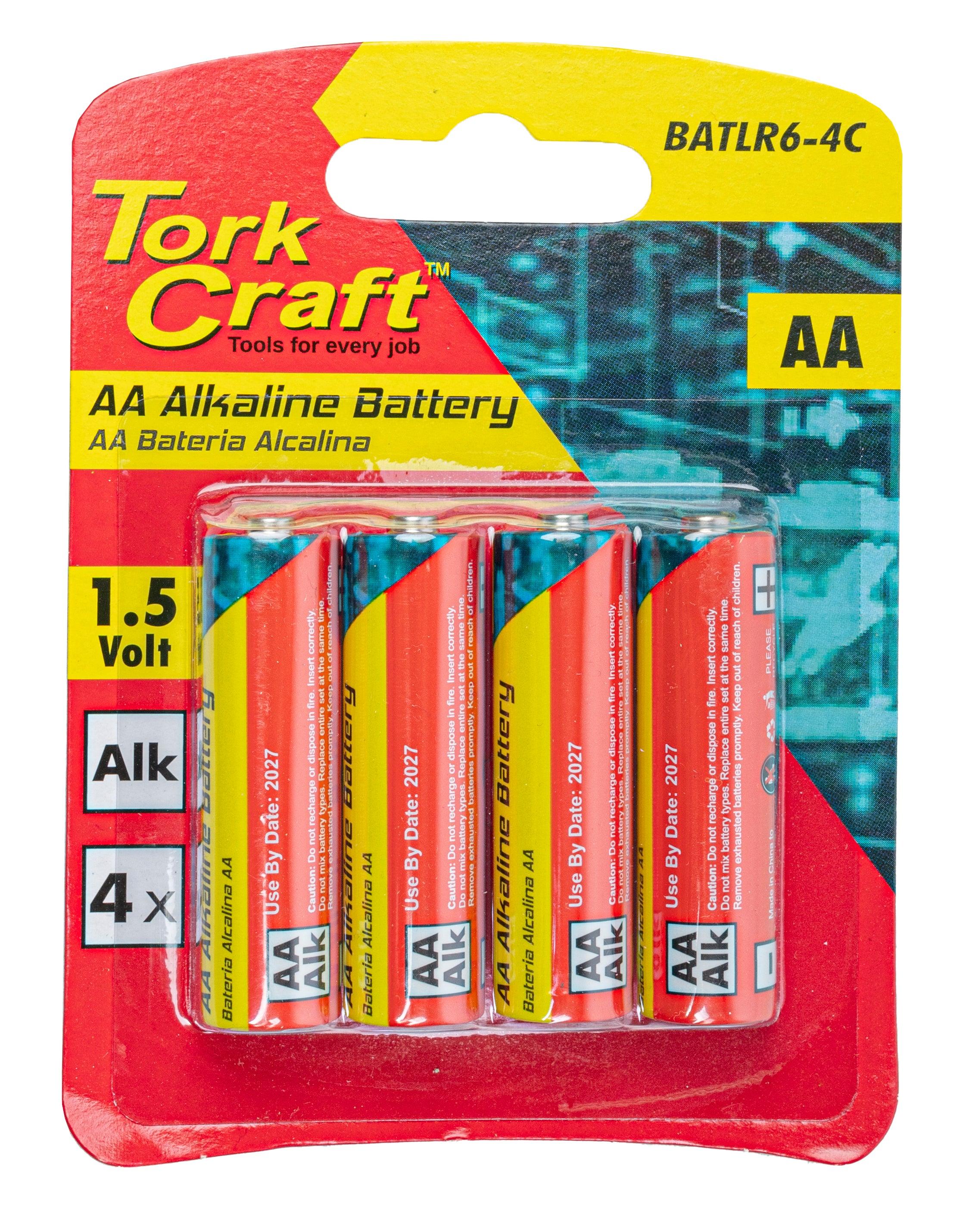 Battery Aa 1.5 V 4 Pack Carded Alkaline - Livestainable.co.za