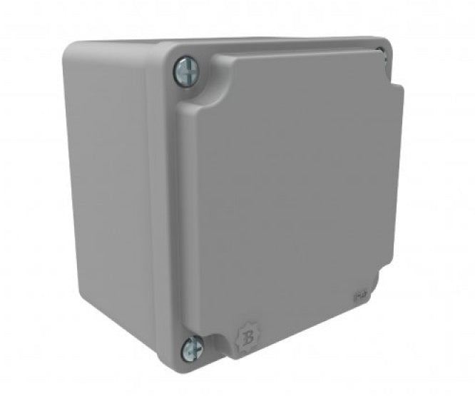 Aluminium Cast Enclosure Ip67 100x100x75 Mm Bb3 2531 0107
