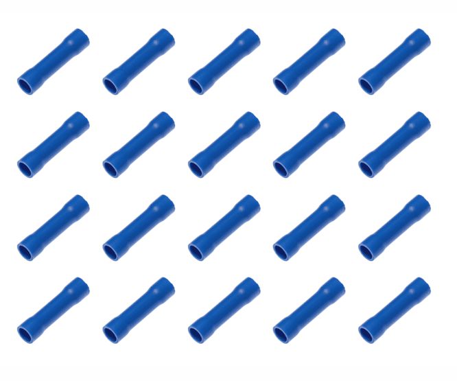 Terminal Full Insulated Butt Blue 4.5x26 1 K/Bag Bv2