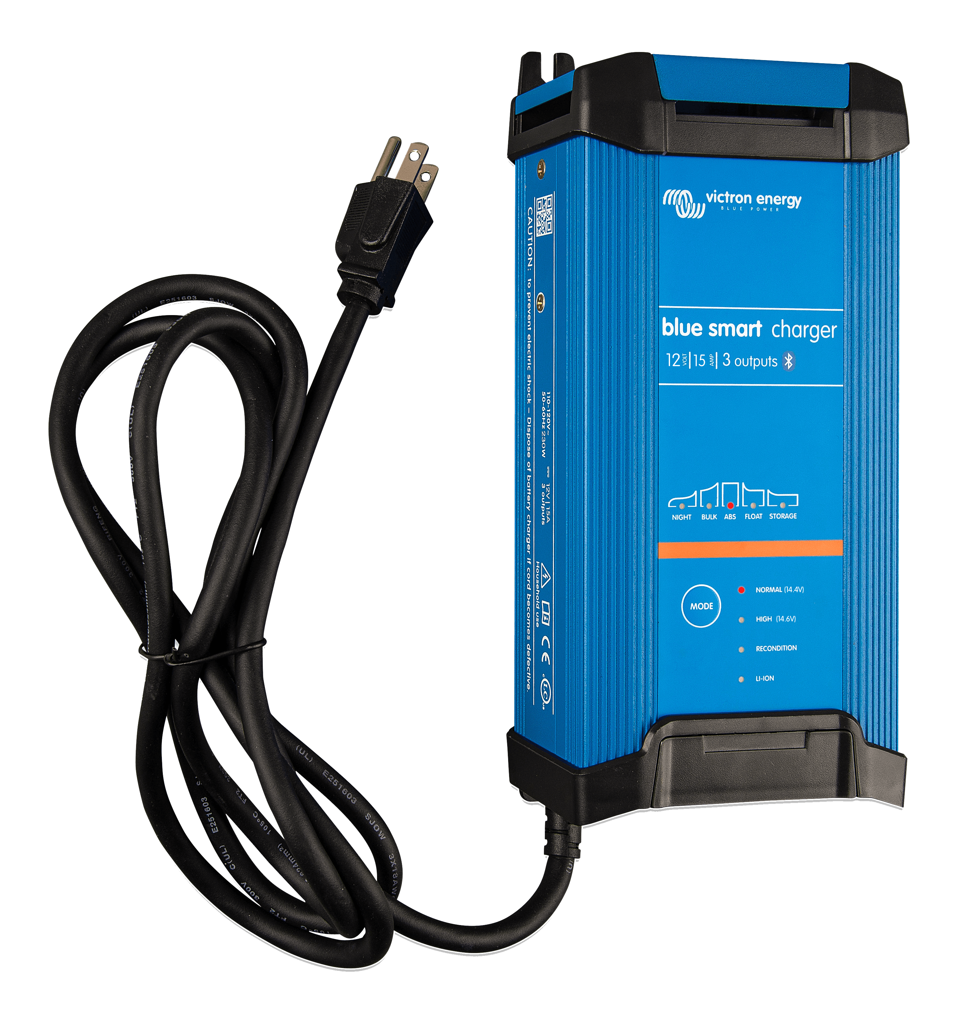 Victron Blue Smart IP22 12/15(1) 230V CEE 7/7 Battery Charger - Livestainable.co.za