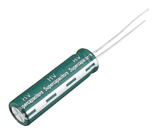 Super Capacitor Radial 5 F 2 V7 8x25 P=2.5mm Cap 2 V7 5 F 8x25mm