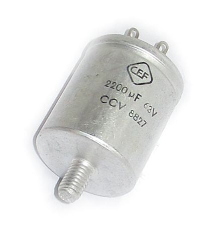 Electrolytic Capacitor Radial 2200u F 63 V Sol 42x35 Mm 2200 Mf 63= Es