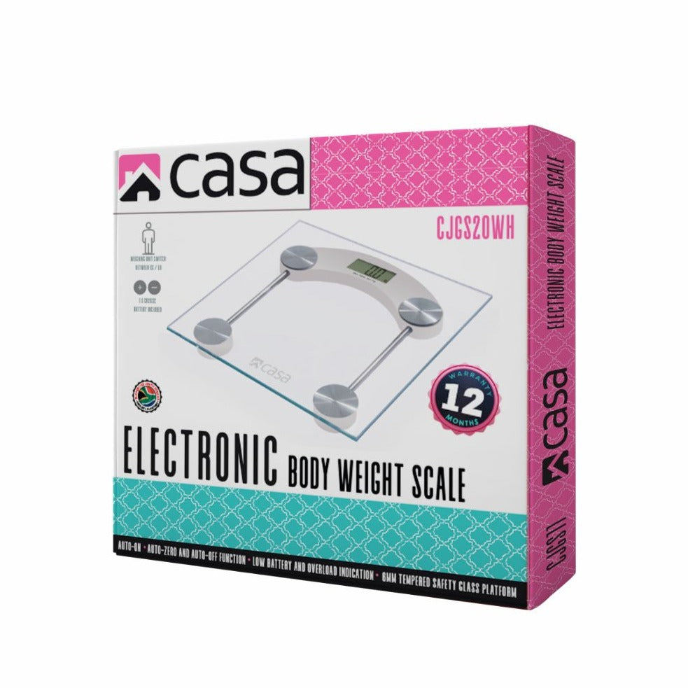 Electronic Bathroom Glass Scale Square