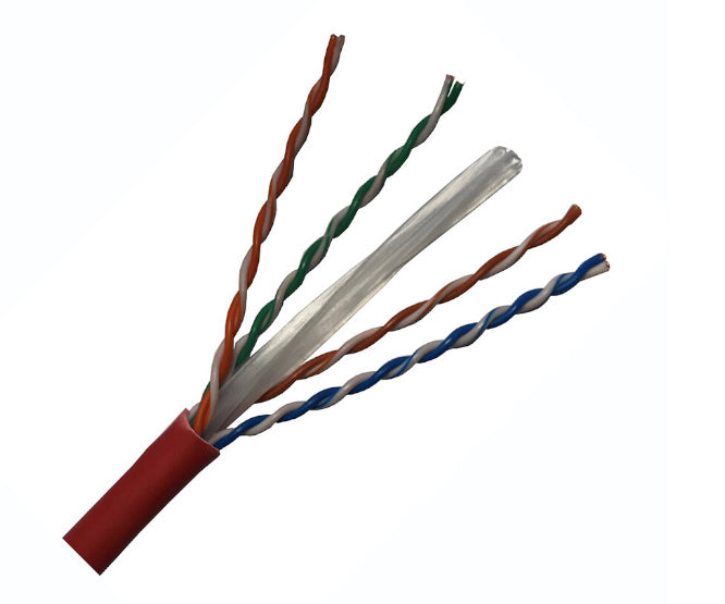Cat6 E 8 C Stranded Unshielded Red Cable Debulk H726 Utp Rd