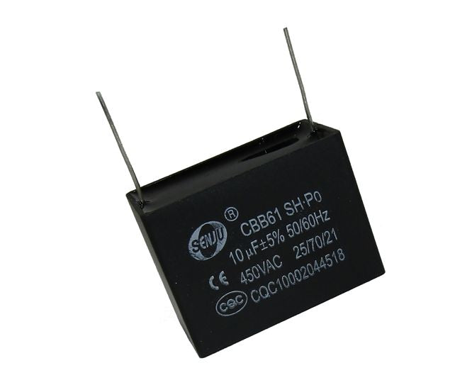 Capacitor C/Fan Motor 10u F 450 Vac Pcb Cbb61 10 Uf/450 Vac