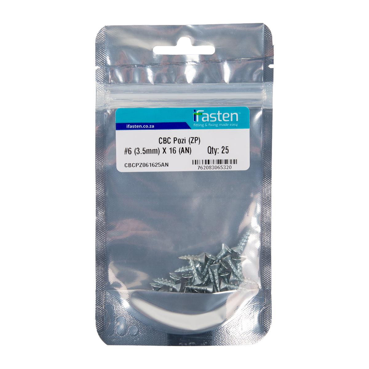 Ifasten Cbc Pozi No6 Zp 3.5 Mmx16 Mm 25 Pp