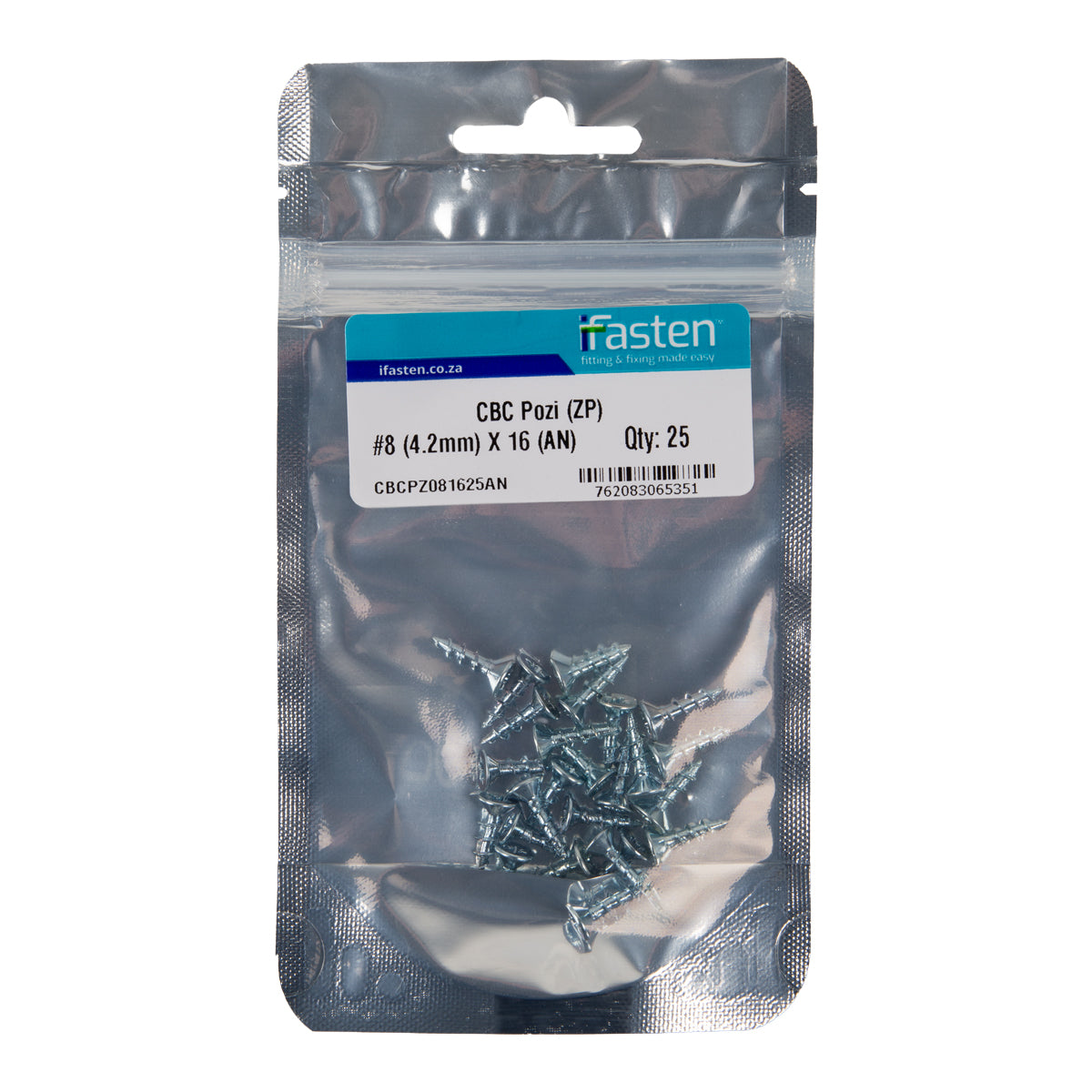 Ifasten Cbc Pozi No8 Zp 4.2 Mmx16 Mm 25 Pp