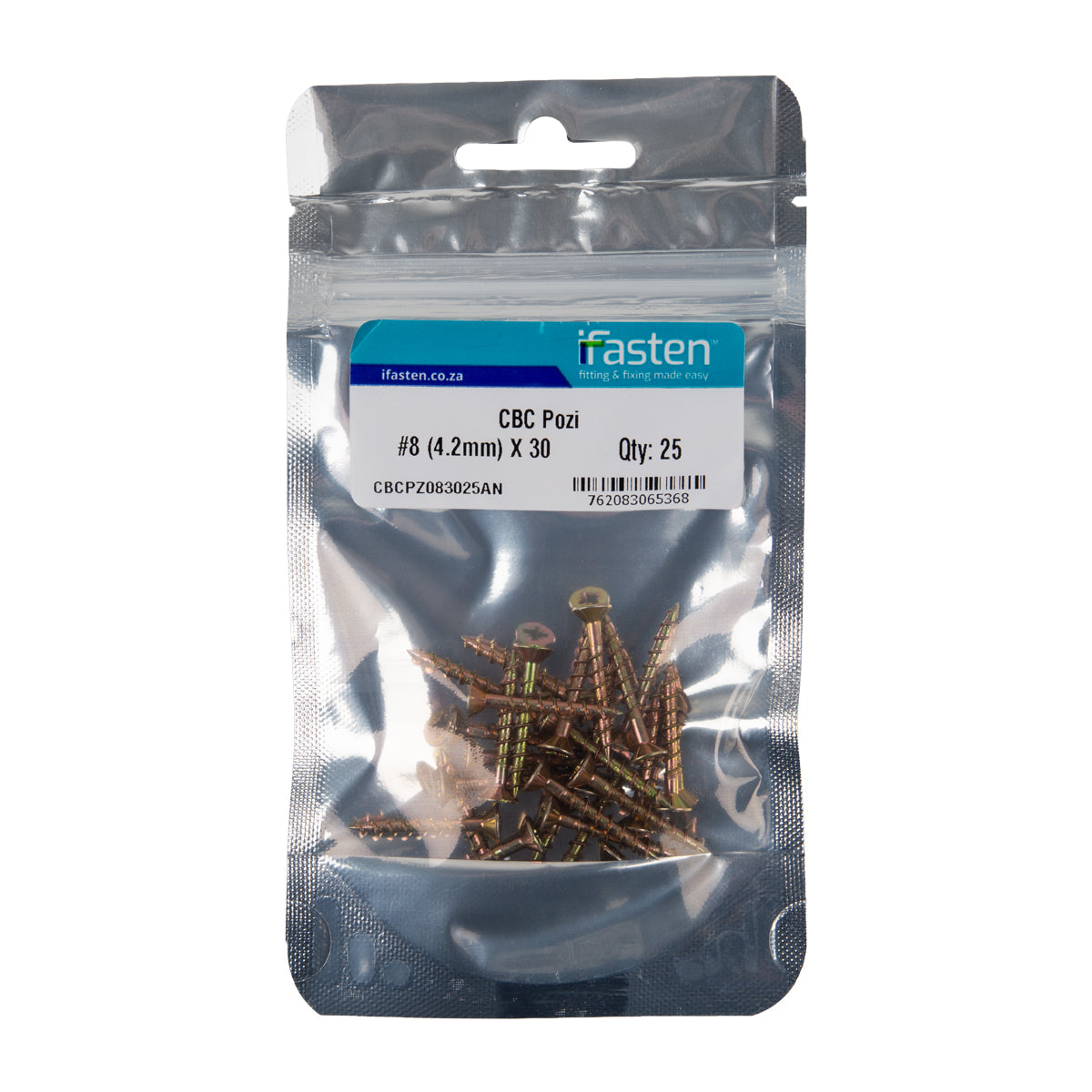 Ifasten Cbc Pozi No8 4.2 Mmx30 Mm 25 Pp