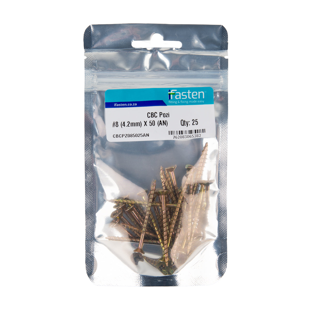 Ifasten Cbc Pozi No8 4.2 Mmx50 Mm 25 Pp