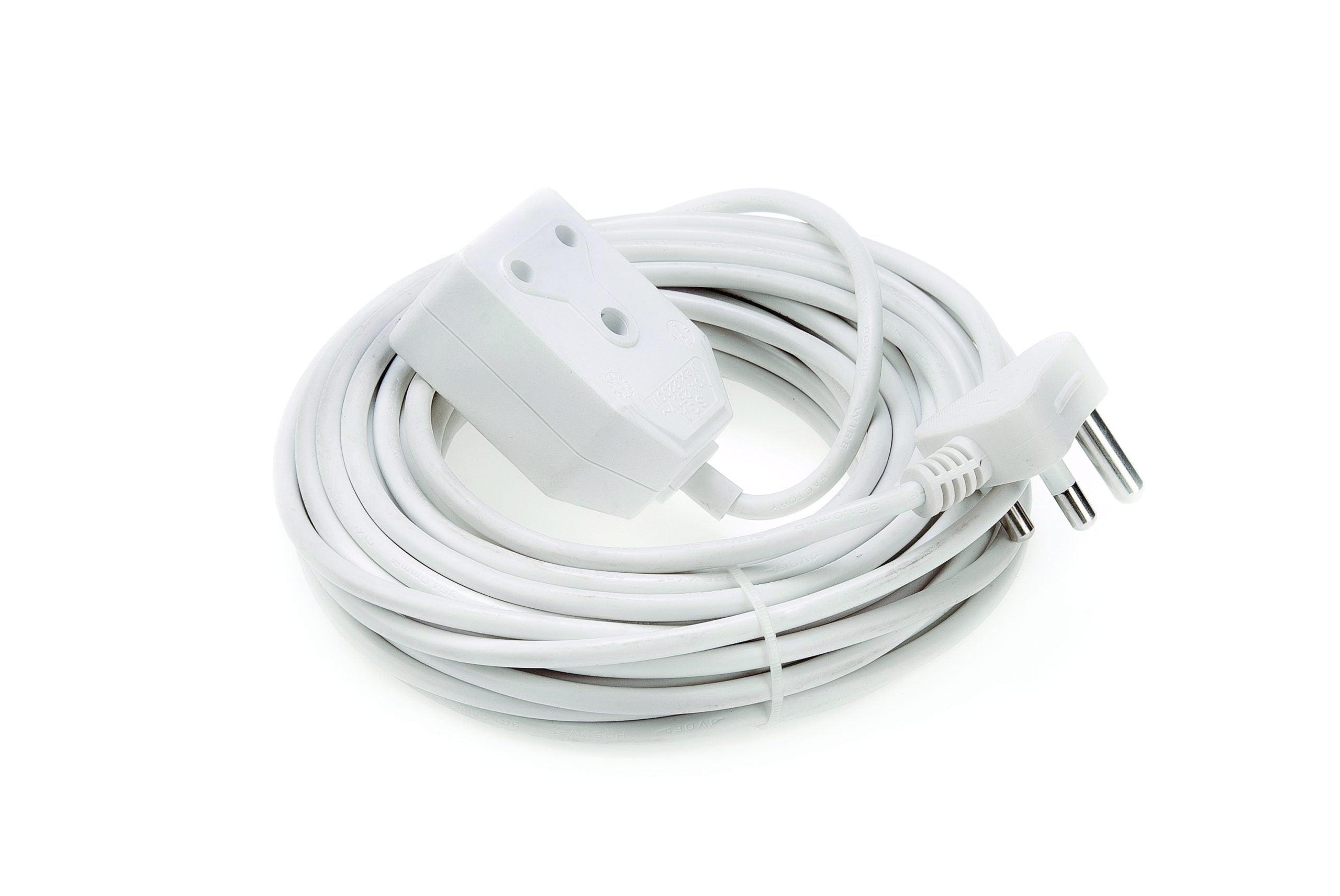 Ext Cord 10 M 2.5 Mm 16 A White - Livestainable.co.za
