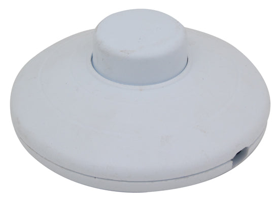 Eurolux Foot Switch White 2 Amp 220 240v