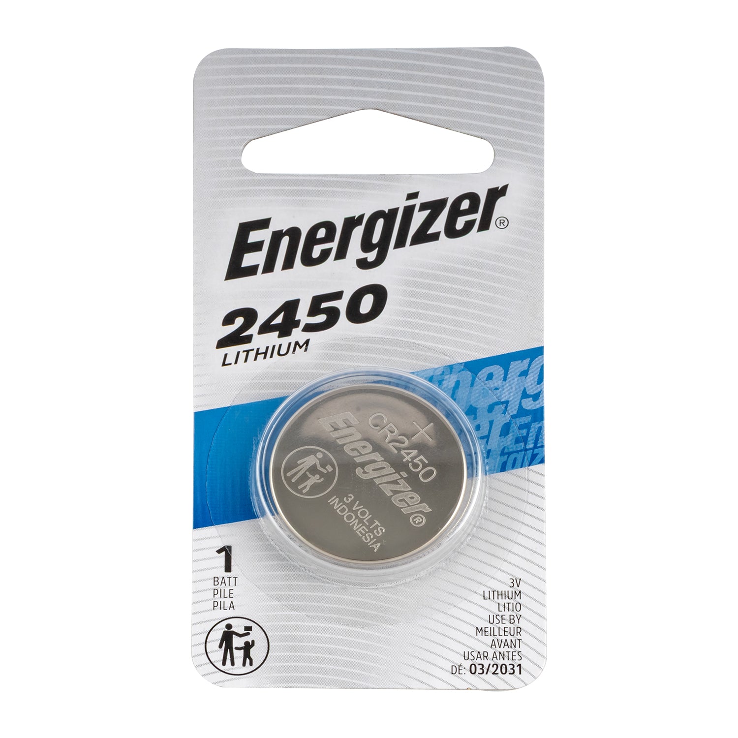 Energizer 2450 Lithium 3 V Coint Batery 1 Pack (Moq 12)