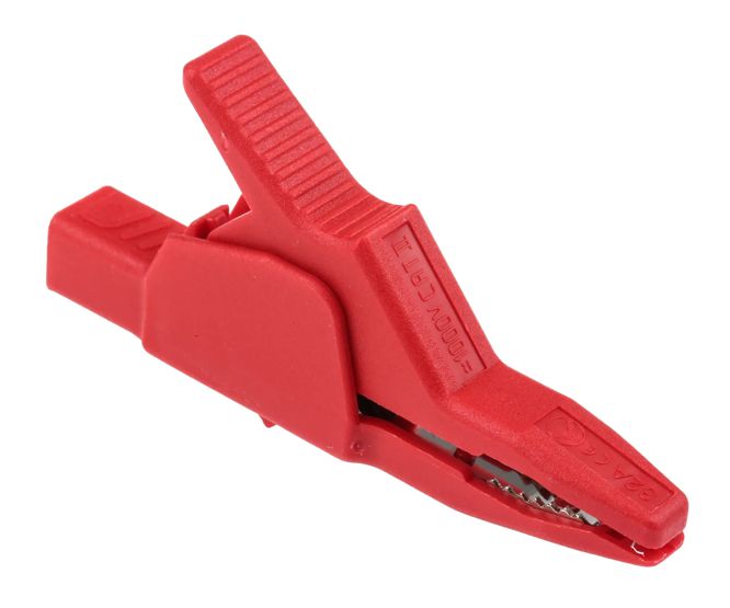 Crocodile Clip Red For Meter Test Probes 30mm 972405101