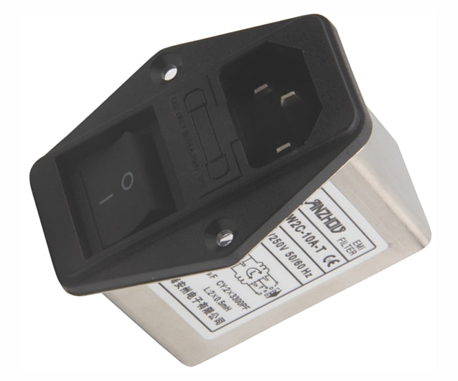 Emi/Emc Switched Power Iec Filter 10 A 250 Vac Cw2 C 10 A T