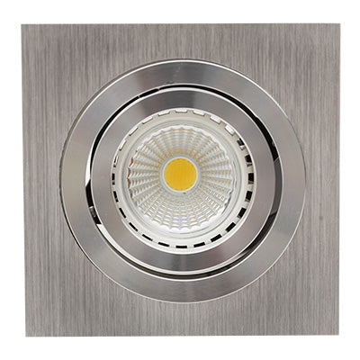 Eurolux Cnc Tilt Square D/Light 90mm Dia Aluminium